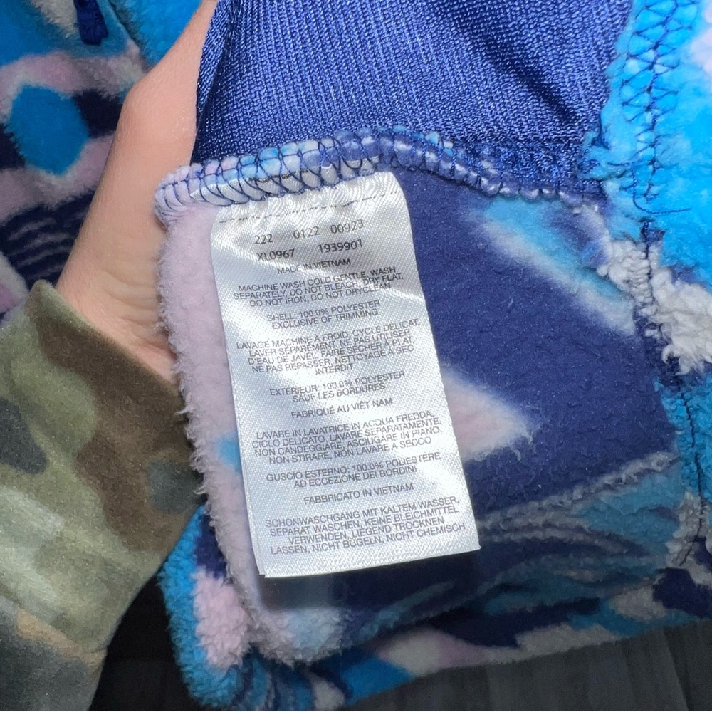 Columbia Women's West Bend Full Zip Fleece Jacket In Aura Print size XL - Picture 11 of 12
